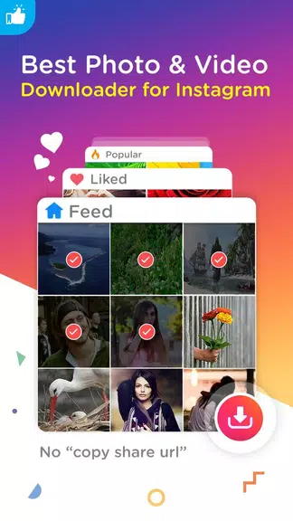 MultiSave - Photo, Video Downloader for Instagram ภาพหน้าจอ 1