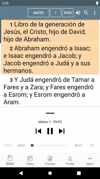 Schermata Bible Reina Valera 3