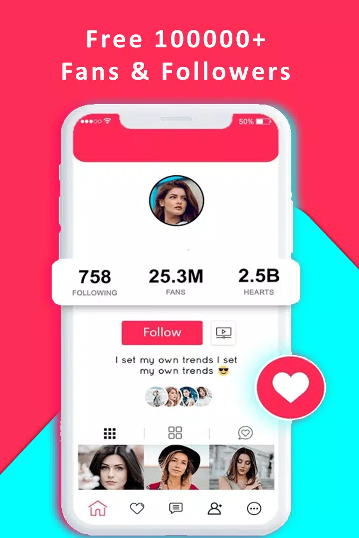 VipTools - Followers and Likes For tiktok Free应用截图第3张