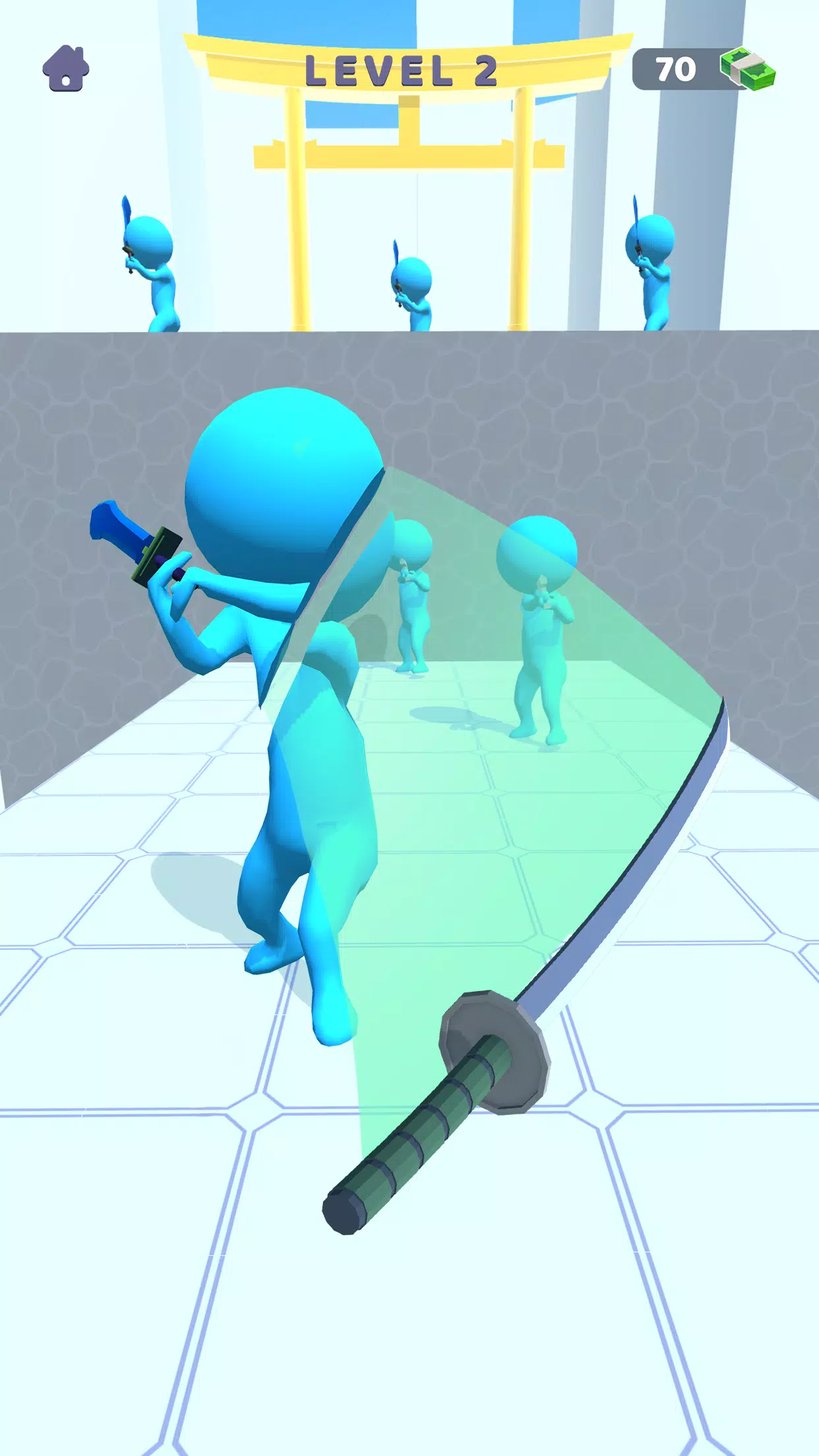 Sword Play! Ninja Slice Runner 스크린샷 1