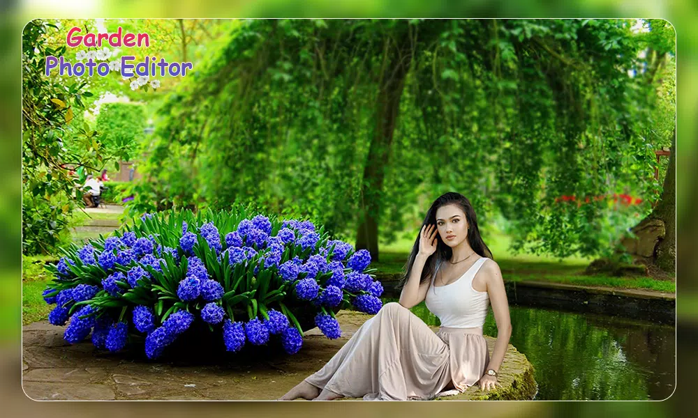 Garden Photo Frame Editor Скриншот 2