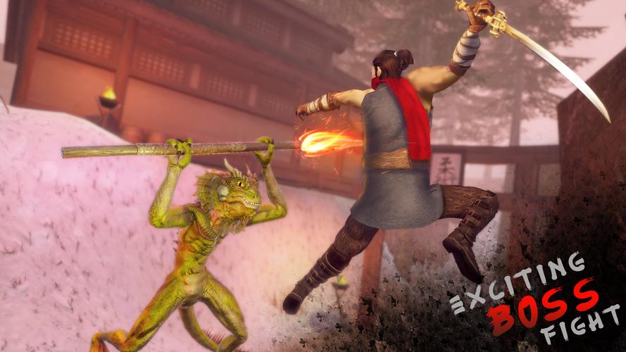 Ninja Shadow Fighting Games 3D Captura de tela 4