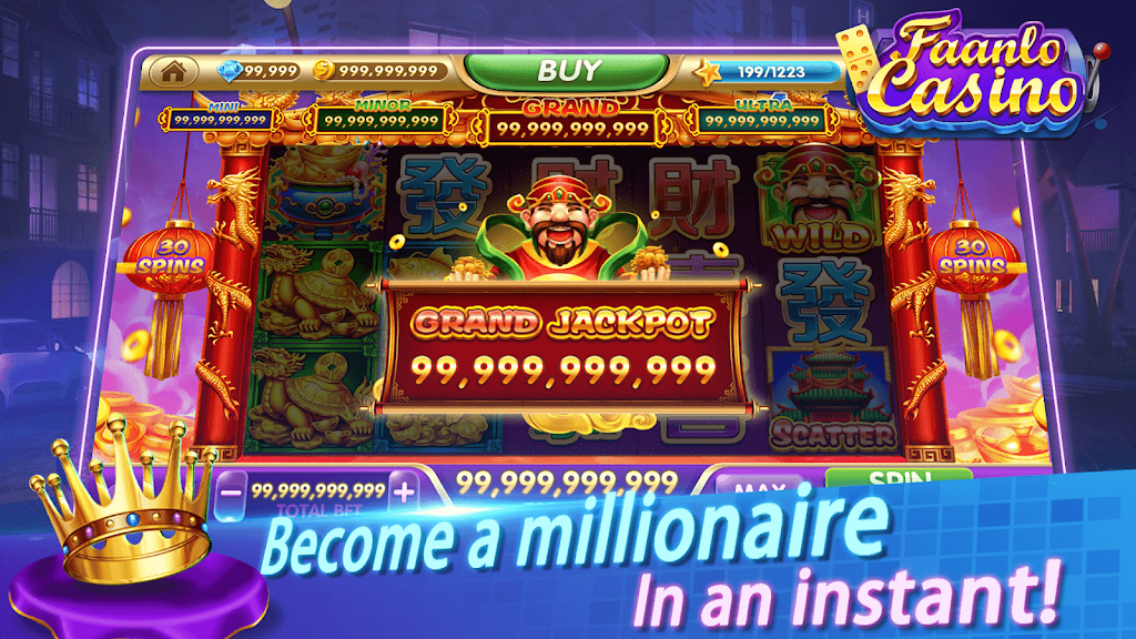 Faanlo Casino - 3D Domino Gaple Slots Online Capture d'écran 2