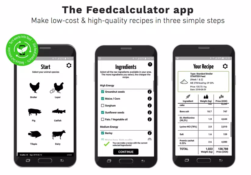 Schermata Feed Calculator for livestock 1