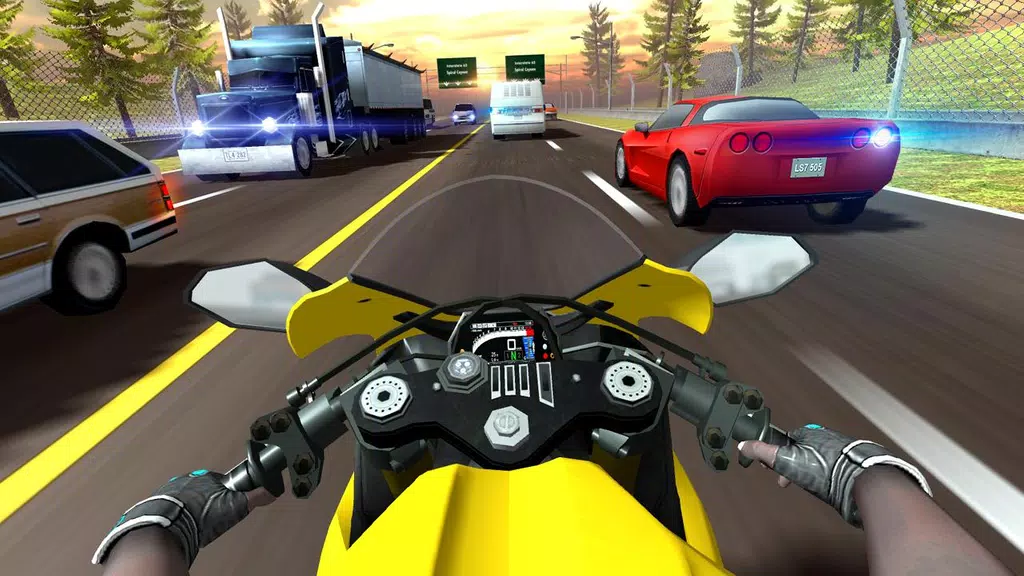 Highway Moto Rider 2: Traffic应用截图第2张