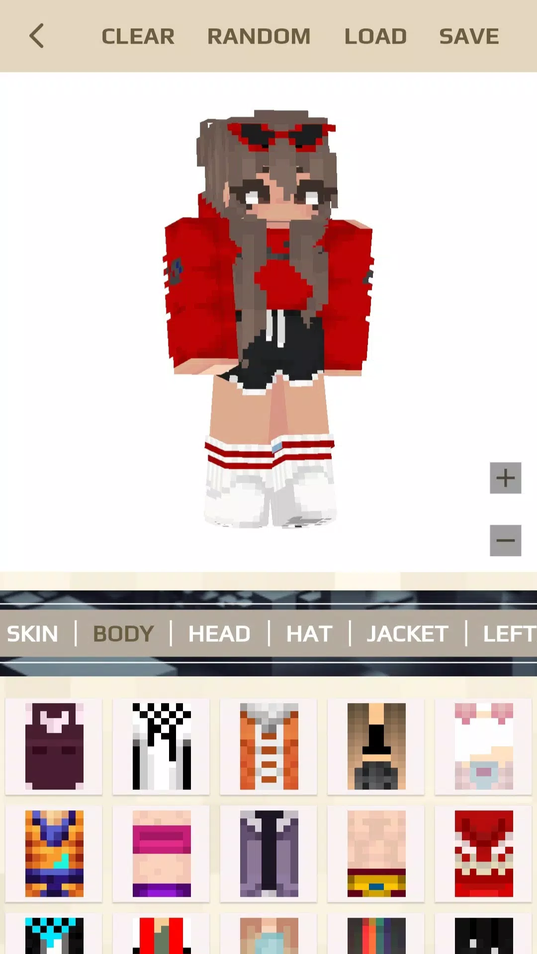 MC Skin Editor for Minecraft Schermafbeelding 4