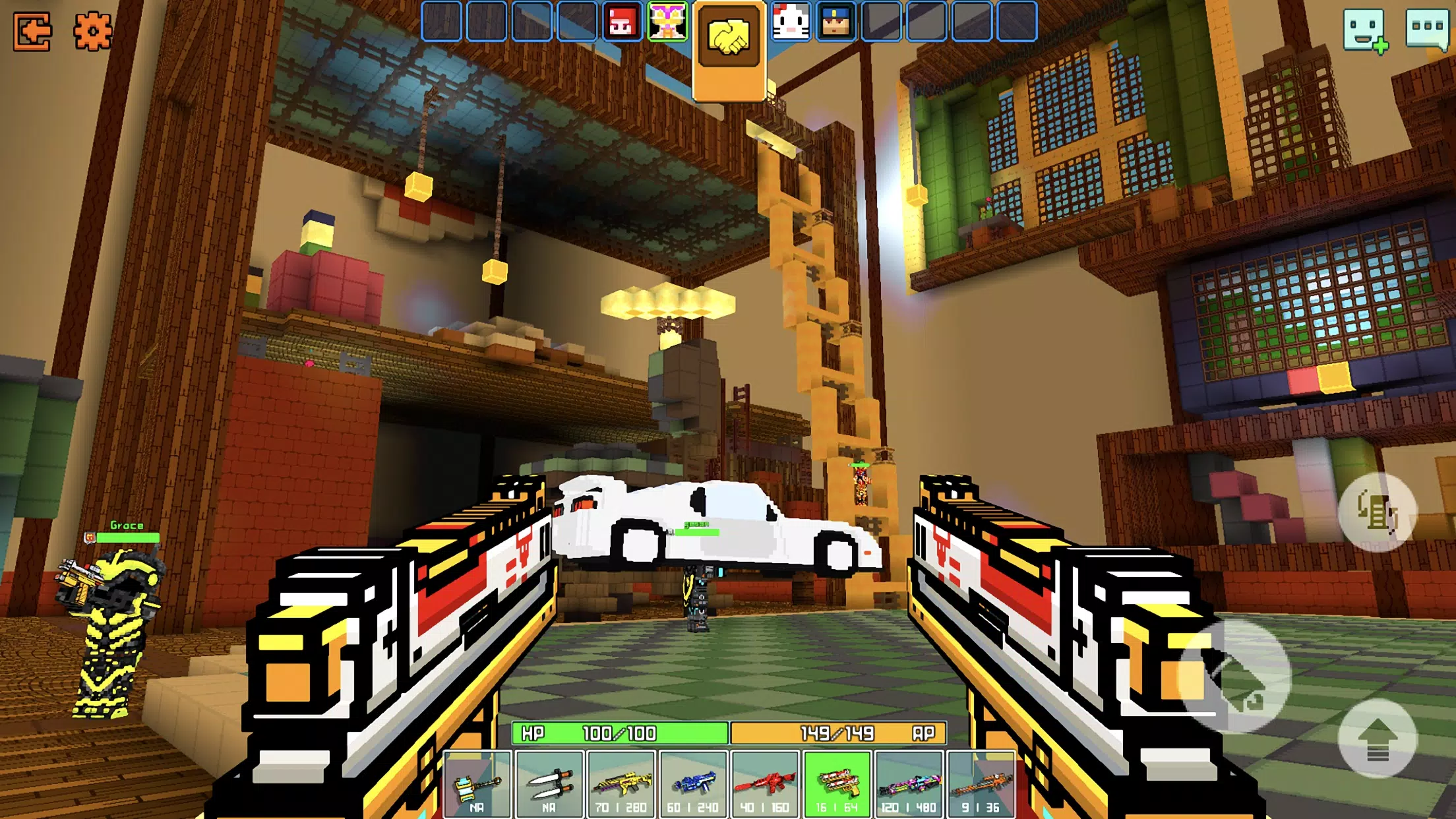 Cops N Robbers:Pixel Craft Gun Tangkapan skrin 3