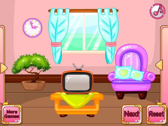 Princess Doll House Decoration Скриншот 2