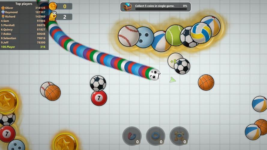 Slinky Snake: Worm.io Game 스크린샷 3