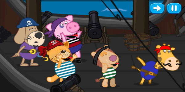 Pirate treasure: Fairy tales Ekran Görüntüsü 2