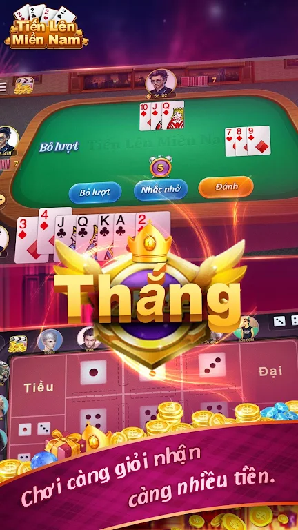 Tien Len Tiến Lên Miền Nam Online Captura de tela 2
