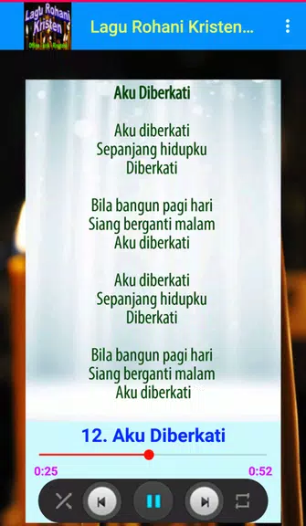 Lagu Rohani Kristen Offline ภาพหน้าจอ 3