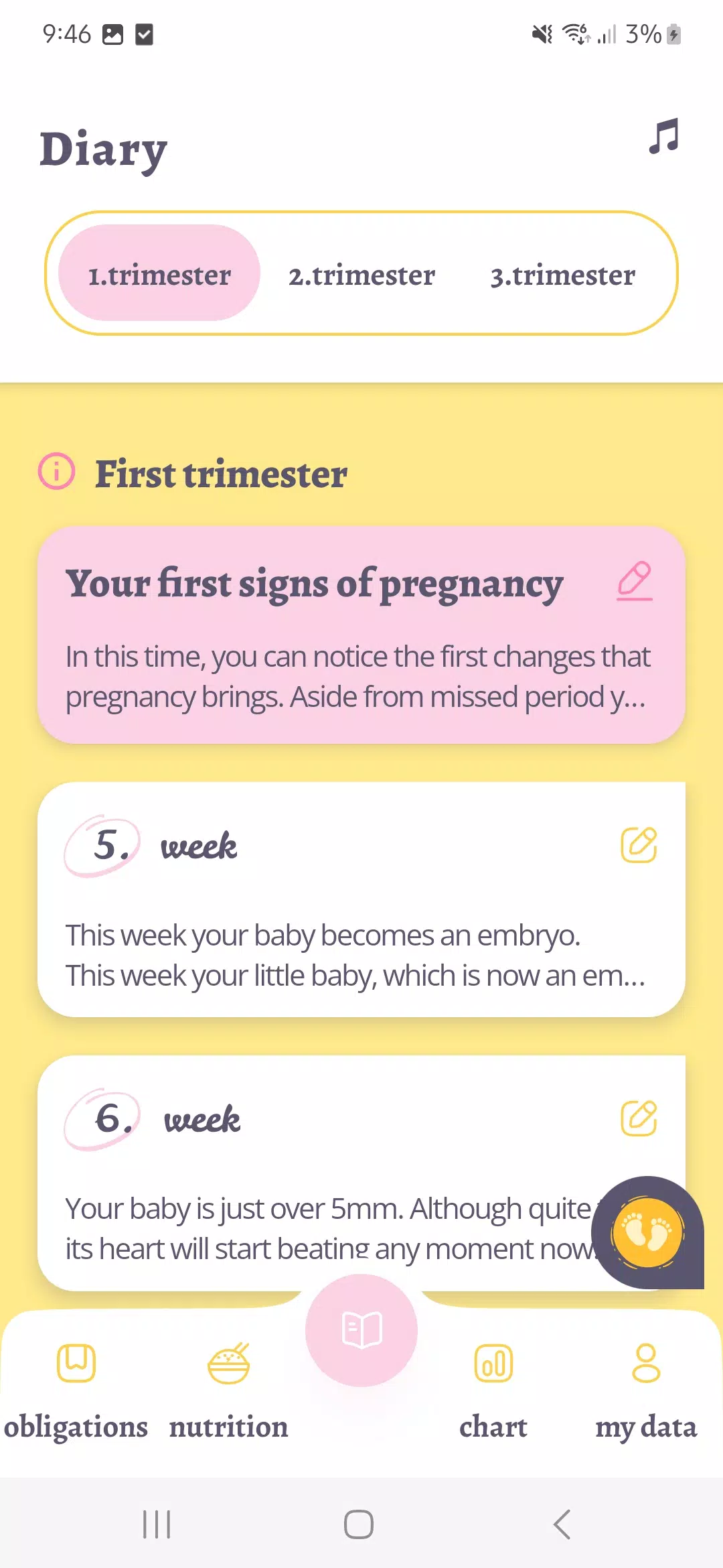 My Pregnancy Journal 스크린샷 2