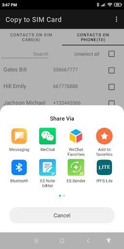 Copy to SIM Card應用截圖第3張
