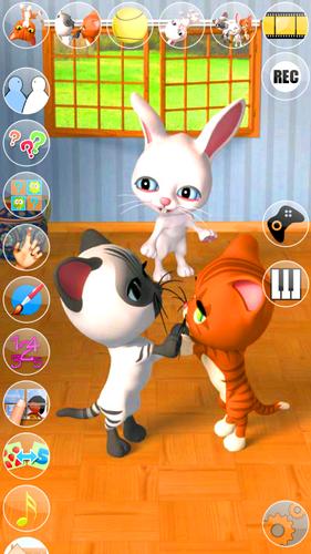 Talking 3 Friends Cats & Bunny Capture d'écran 1