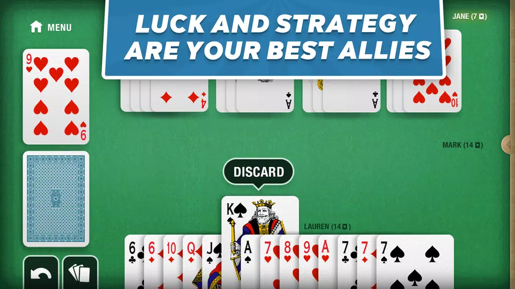Rummy - classic card game Скриншот 1