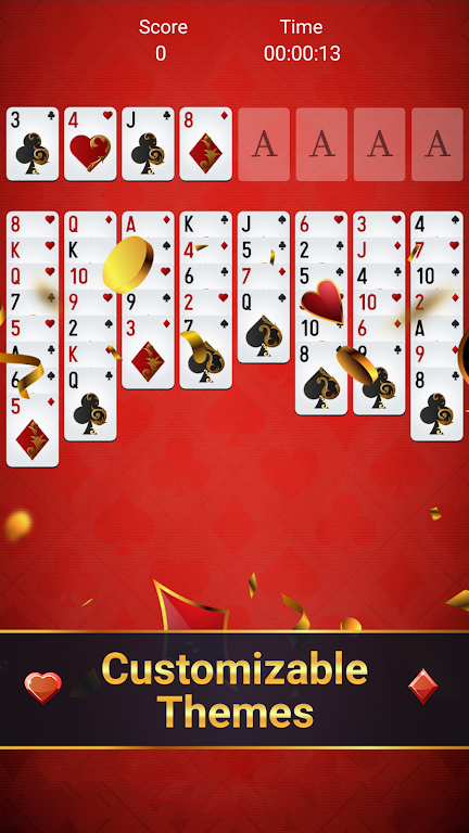 Free spider solitaire - classic solitaire Capture d'écran 4