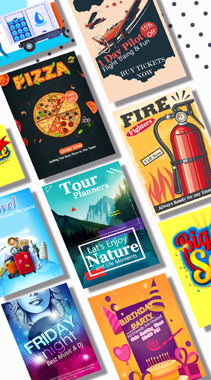 Poster maker - flyer design 스크린샷 1