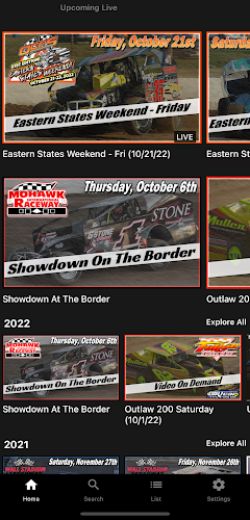 Schermata Dirt Track Digest TV 2