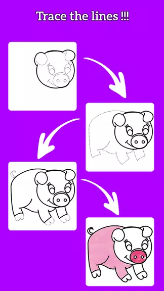 Schermata Learn To Draw Animals - Steps 3