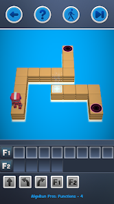 AlgoRun : Coding game ภาพหน้าจอ 2