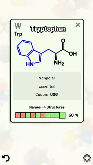 Amino Acid Quiz Captura de tela 4