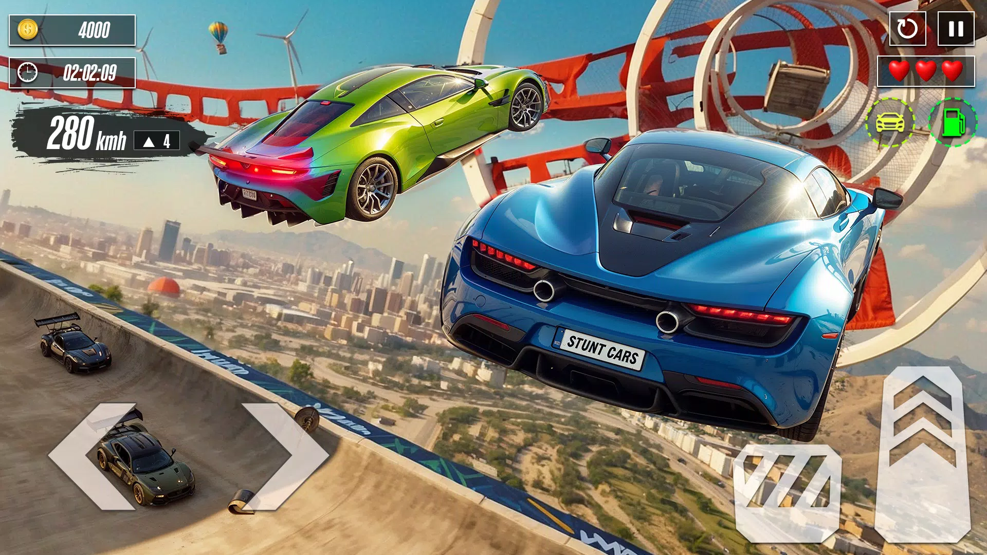 Mega Ramp Stunt: GT Car Racing Screenshot 1