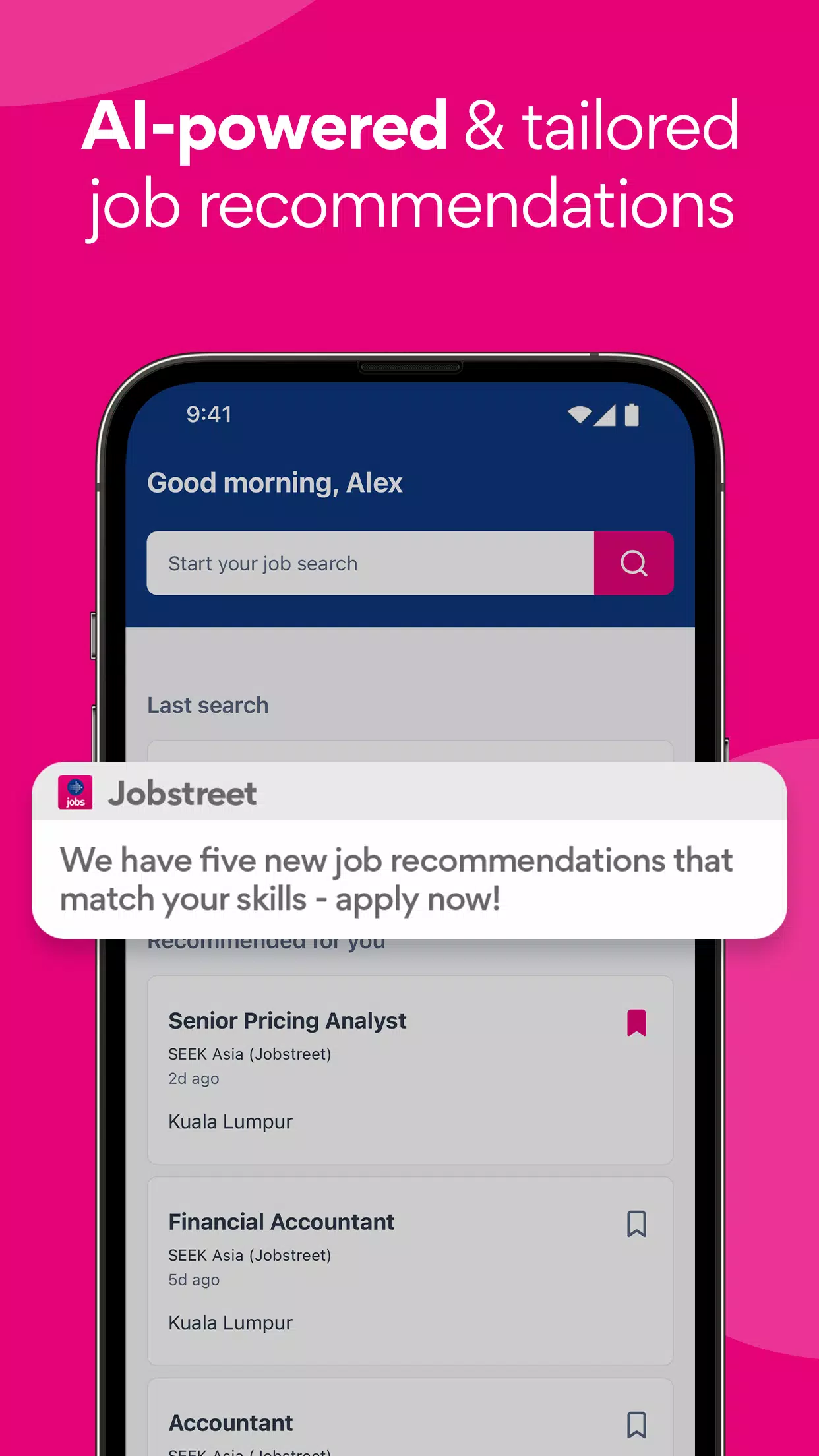 Schermata Jobstreet 4