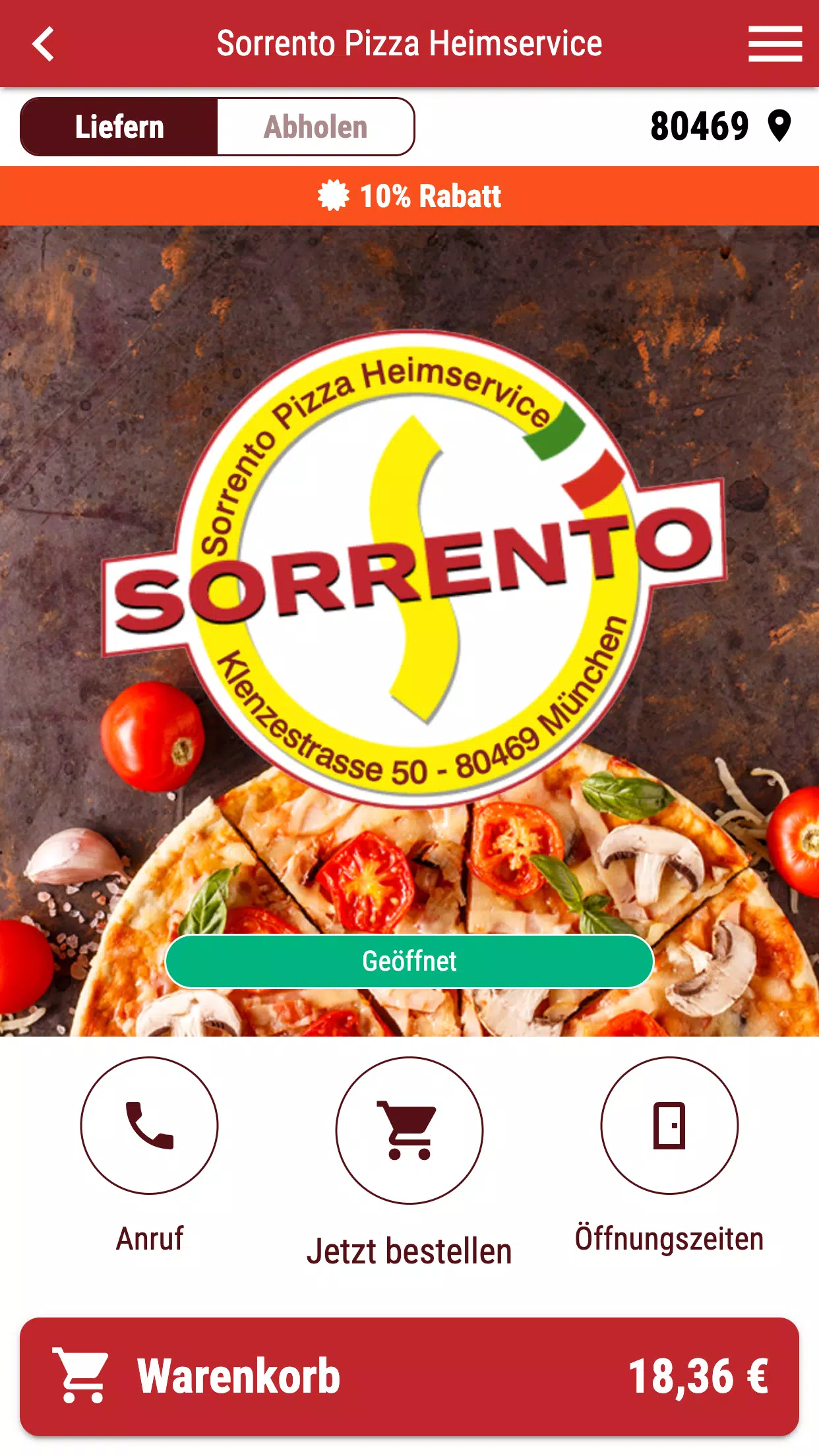 Sorrento Pizza Heimservice應用截圖第1張