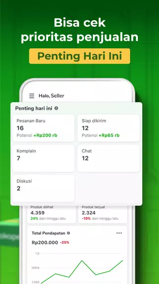 Tokopedia Seller應用截圖第3張