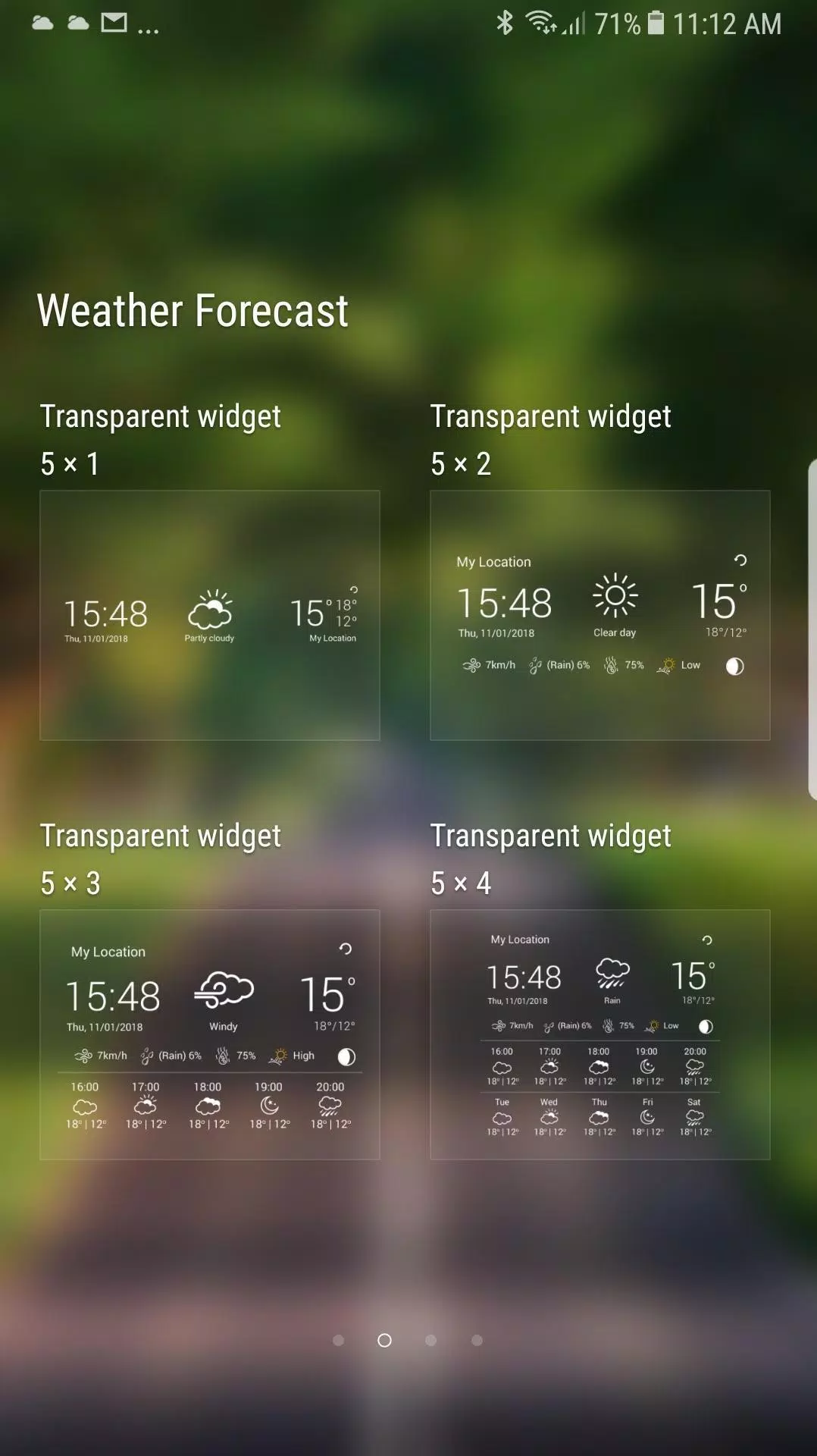 Weather app ภาพหน้าจอ 4