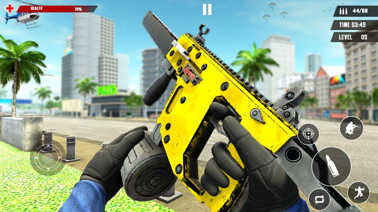 US Police Free Fire - Free Action Game應用截圖第4張