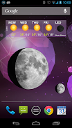 Moon Phase Widget Tangkapan skrin 4
