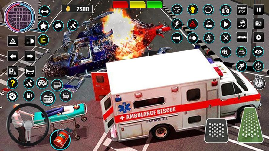 Heli Ambulance Simulator Game スクリーンショット 4