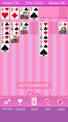 Pink Solitaire Capture d'écran 1