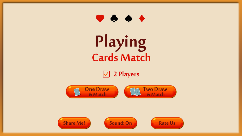 Playing Cards Matching Game - Memory booster game Ảnh chụp màn hình 1