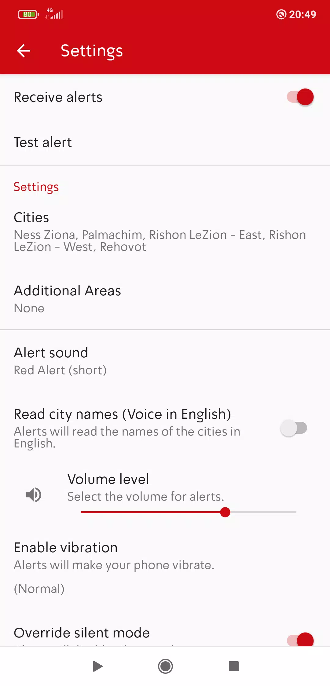 Tzofar - Red Alert | צופר Captura de pantalla 3