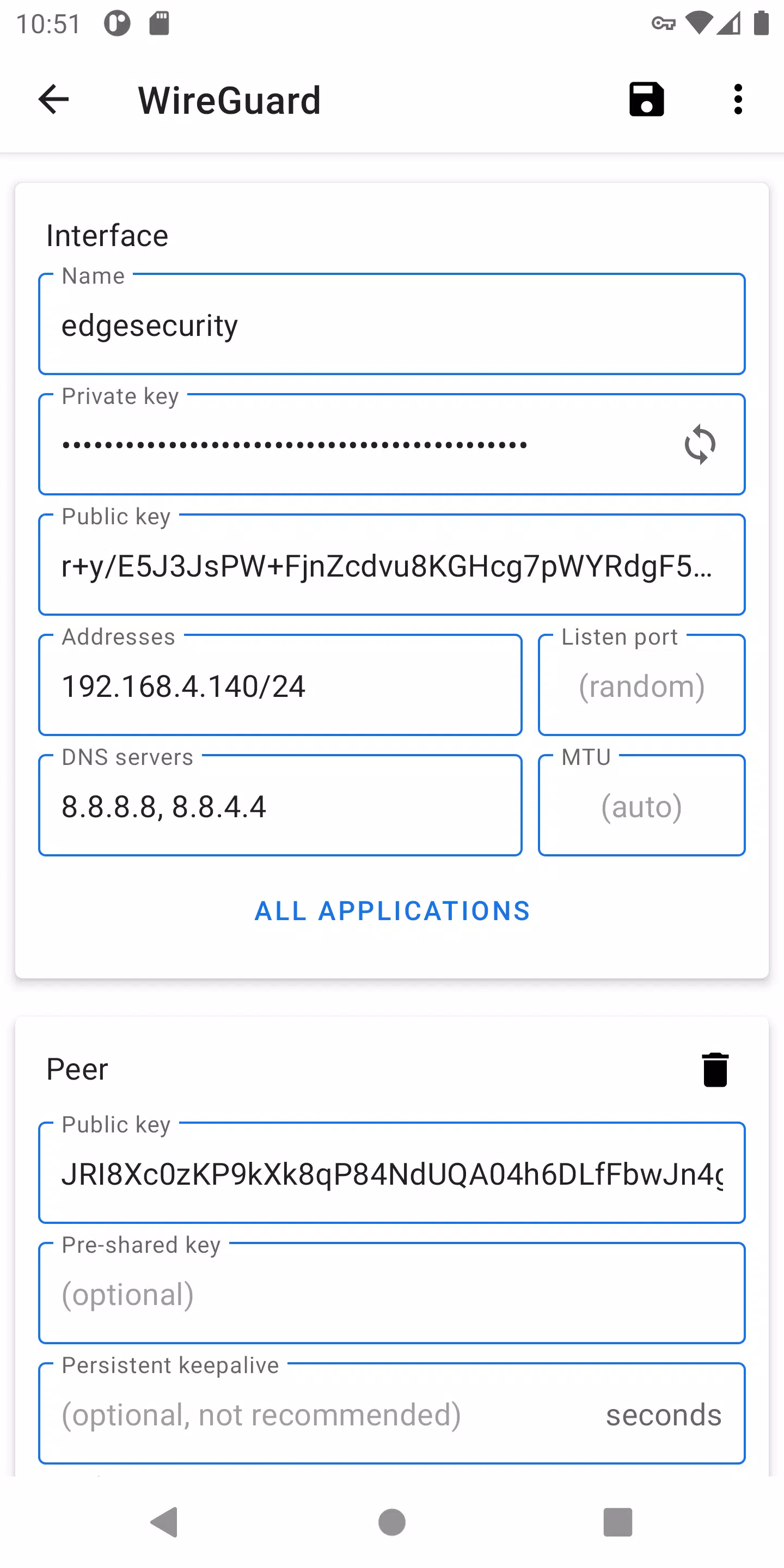 WireGuard スクリーンショット 3