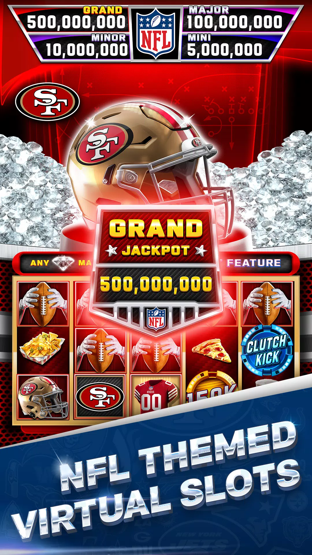 NFL Super Bowl Slots應用截圖第2張