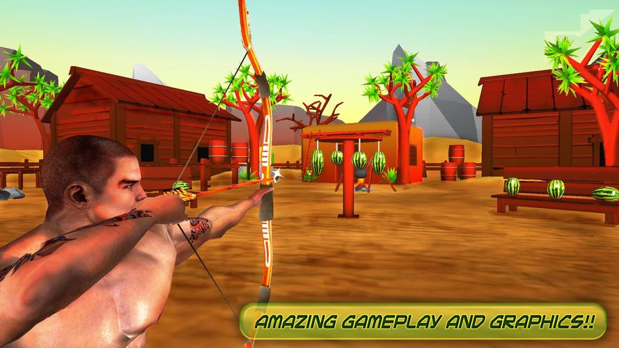Watermelon Shooting : Archery スクリーンショット 1