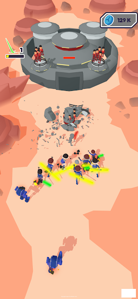 Schermata Space Army: Universe Clash Mod 4