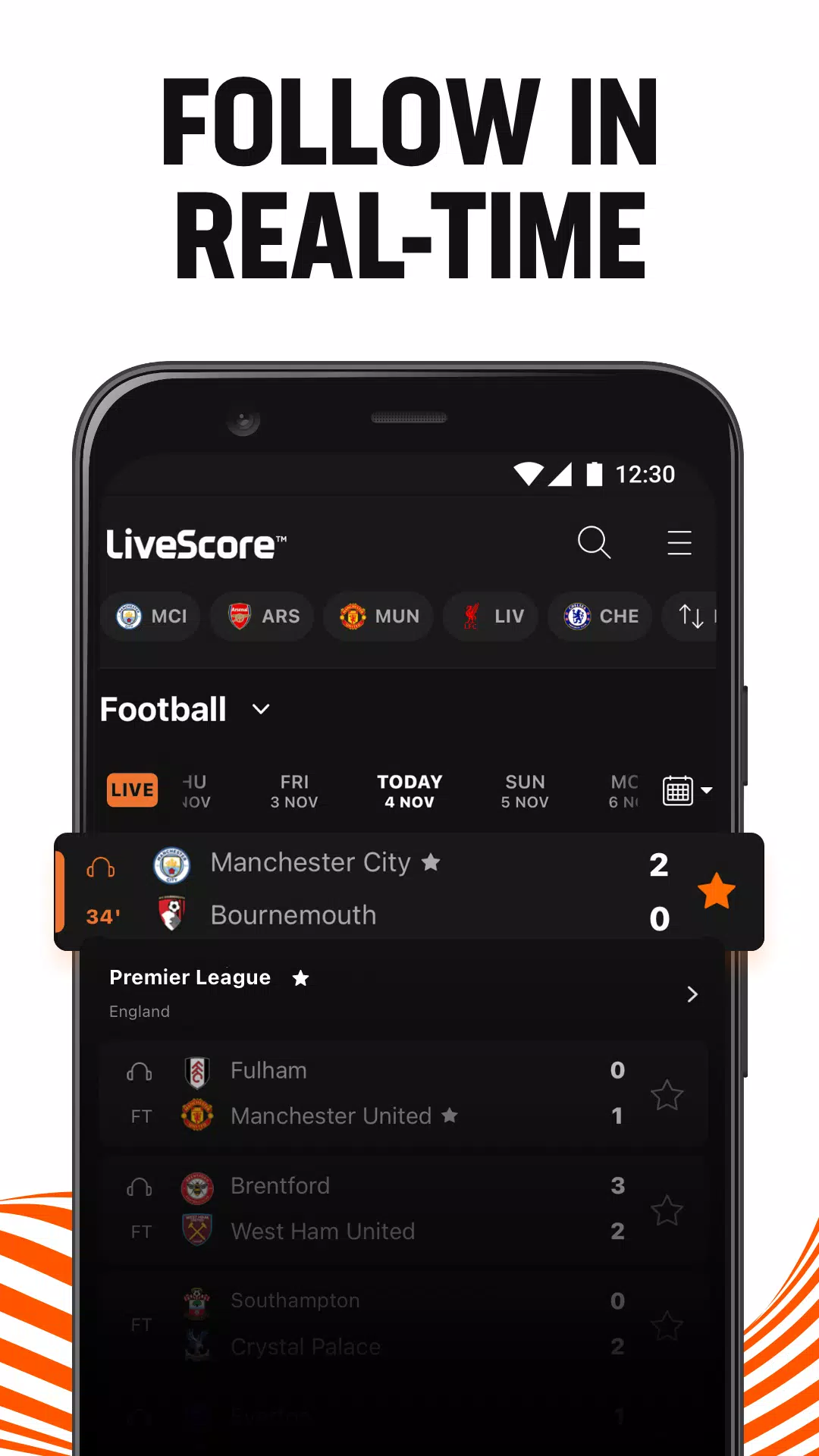 LiveScore: Live Sports Scores應用截圖第4張