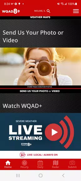 WQAD Storm Track 8 Weather應用截圖第4張