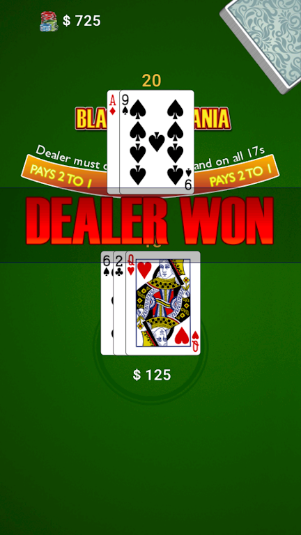 BlackJack Mania Screenshot 2