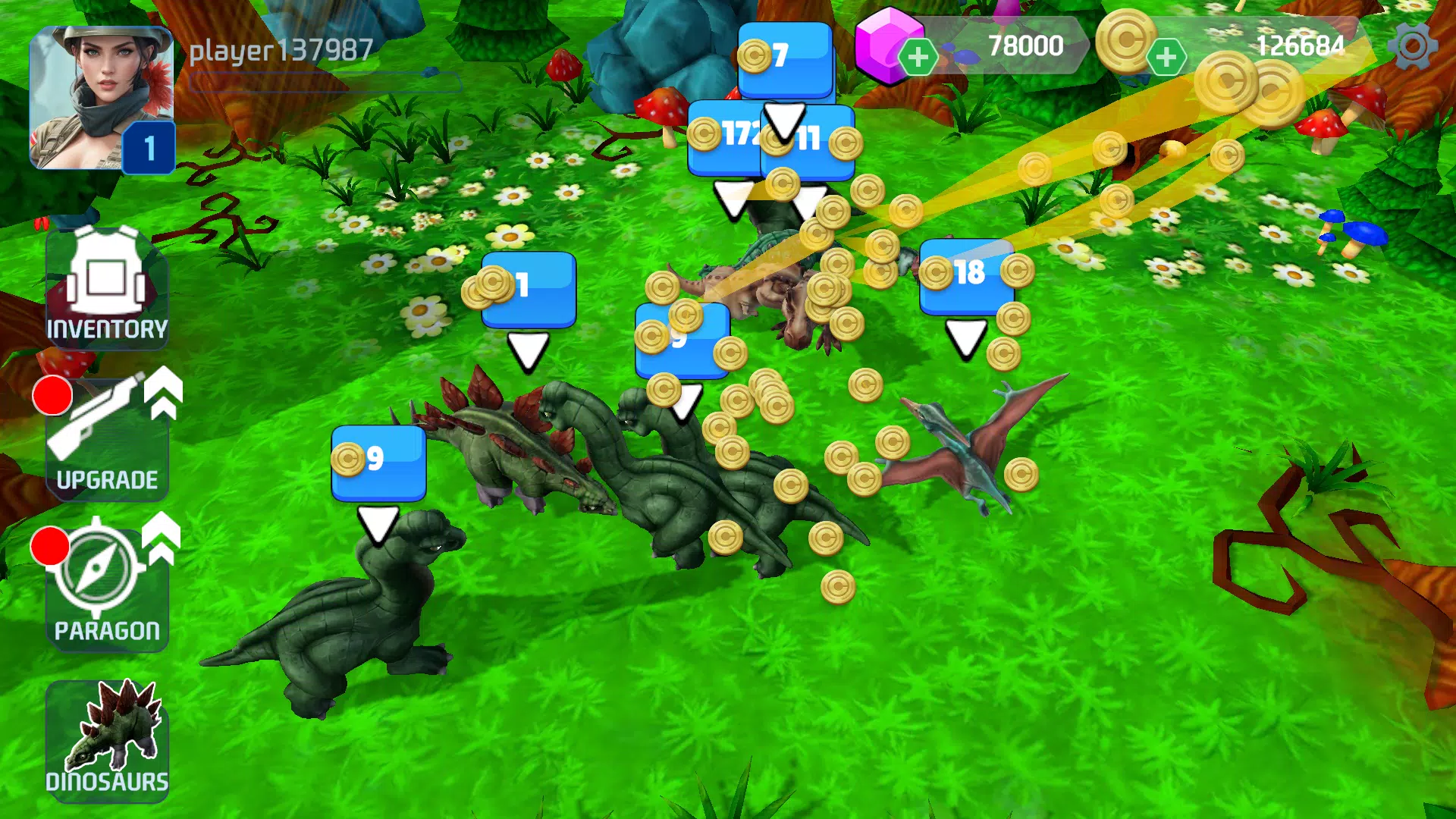 Dinosaur Park: Jurassic Chase Captura de pantalla 1