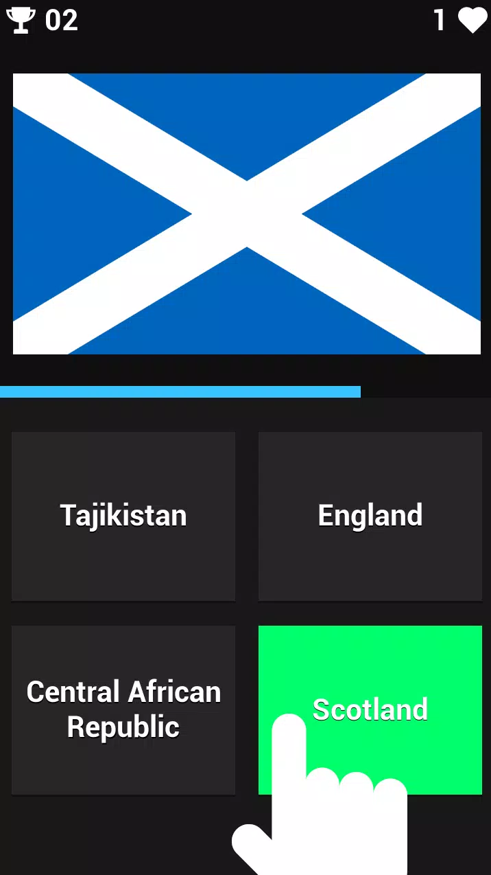 FLAG GUESSER Captura de pantalla 1
