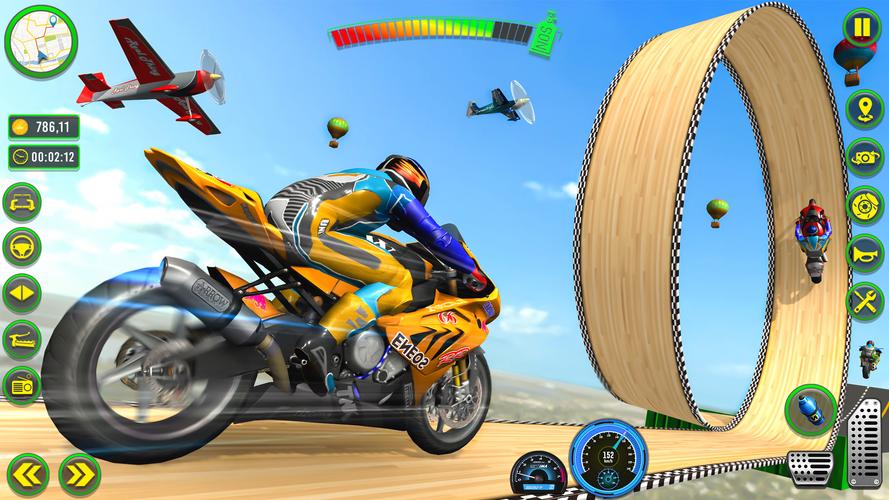 Mega Ramp Stunts Bike Games 3d應用截圖第4張