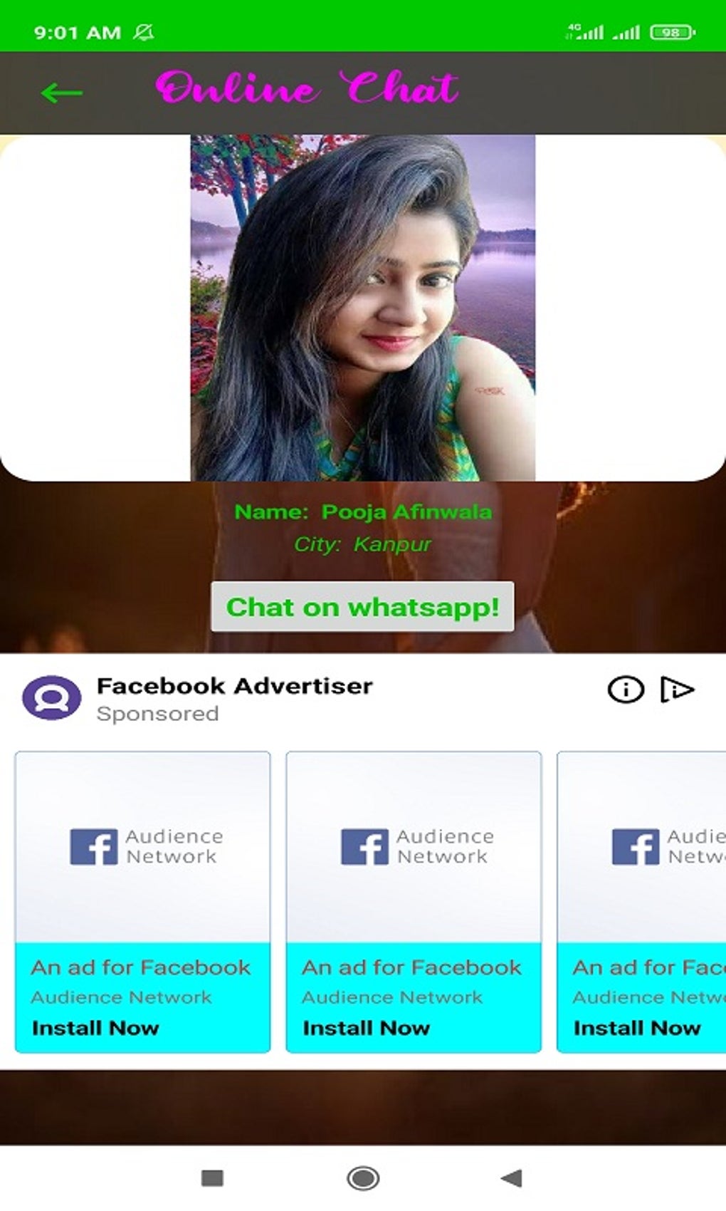 Girls Mobile Number For Video Screenshot 1