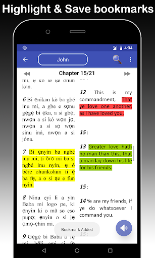 Yoruba & English Bible - With Full Offline Audio Captura de tela 3