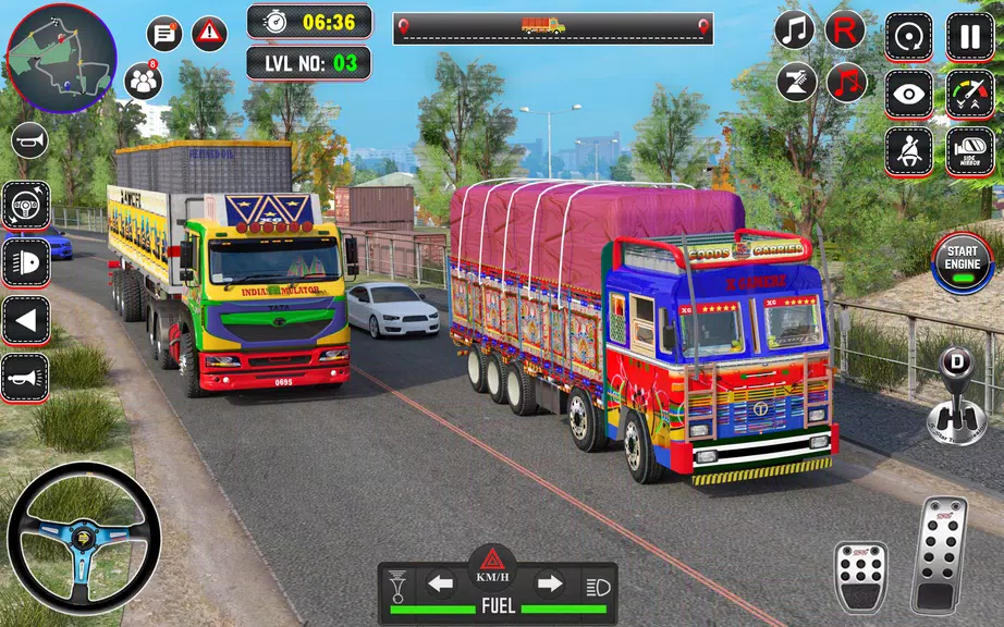 Cargo Truck Driving Games 3D Capture d'écran 3